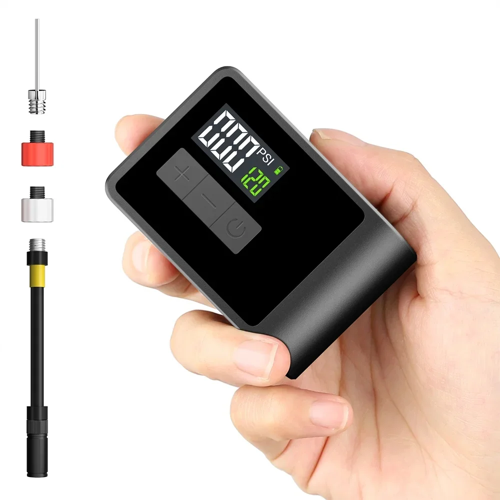 AliExpress COOSPO Mini Electric Air Pump Portable Digital Inflator 120PSI 500mAh MTB Road Bike Accessories for Bike Schrader Presta Tires