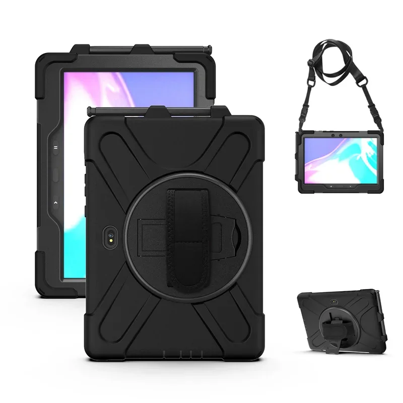 Dziecięce, odporne na wstrząsy etui na Tablet do Samsung Galaxy Tab Active Pro 10.1 SM-T540 T545 wytrzymała obudowa ochronna na ramię — zdjęcie produktu 7