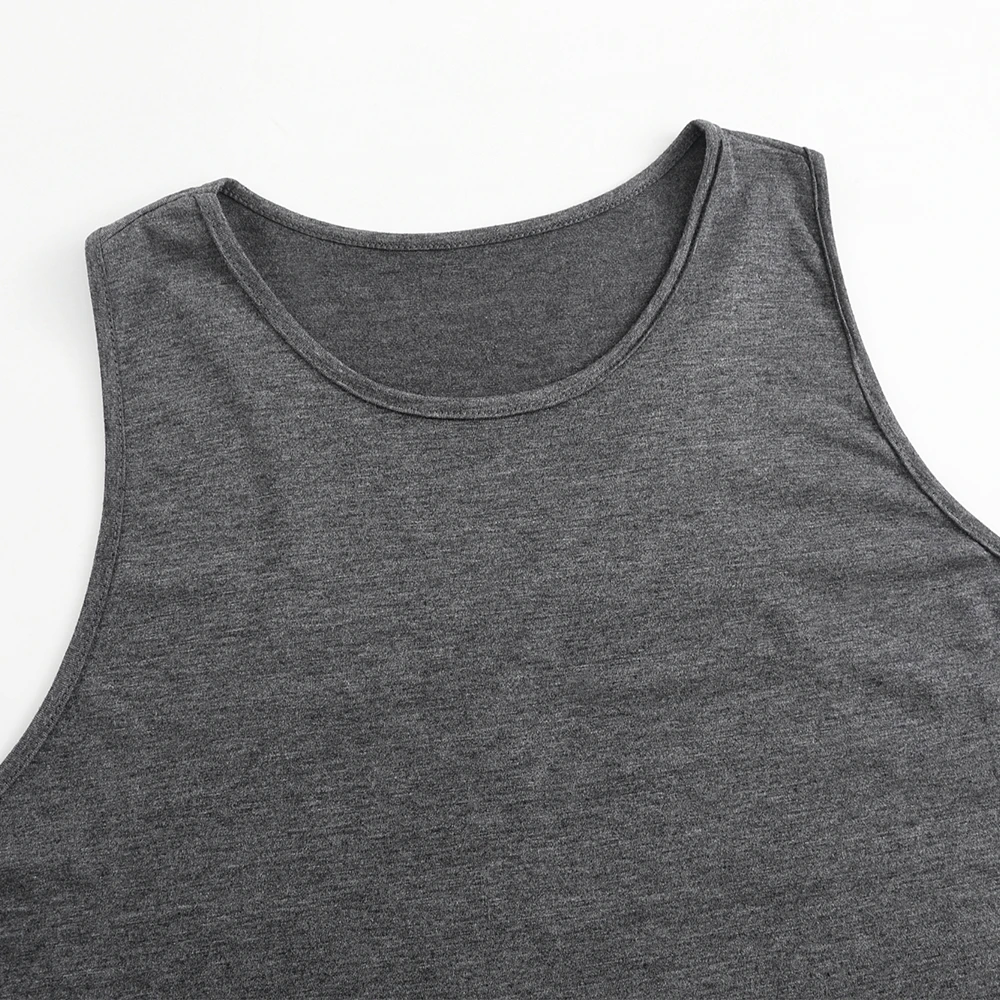 Graficzny bezrękawnik na siłownię Lekka koszulka Neutralna kamizelka Odzież damska Wygodne topy treningowe Lekka oddychająca koszula