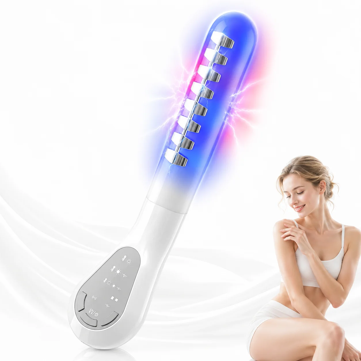 Women Women Intimate Care Device 660nm Red Light 460nm Blue Light EMS Microcurrent Vibration Massager with 42°C Heating 3 Modes 3-Level Intensity Rechargeable Pelvic Floor Muscle Care Portable Home Personal Wellness Tool Multiple Color Options - Aliexpress Deal