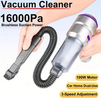 16000Pa Handheld Vacuum Cleaner 100W Brushless Moto 4-in-1 Portable Car Air Cleaner Dust Extractor for Car Home Office