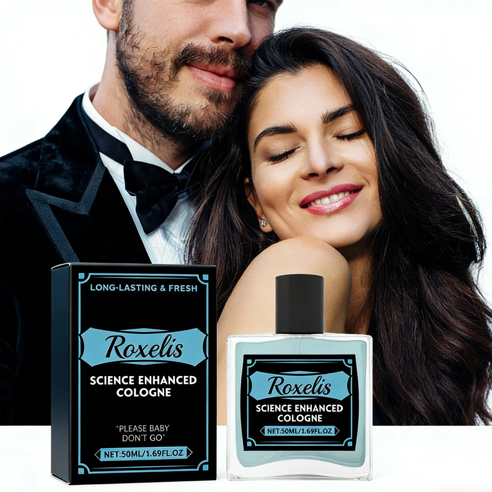 

Roxelis 50ml Cologne Perfume Mist Men Long Lasting Gentleman Charming Scent Confidence Dating Flirting Glamour Men Perfume
