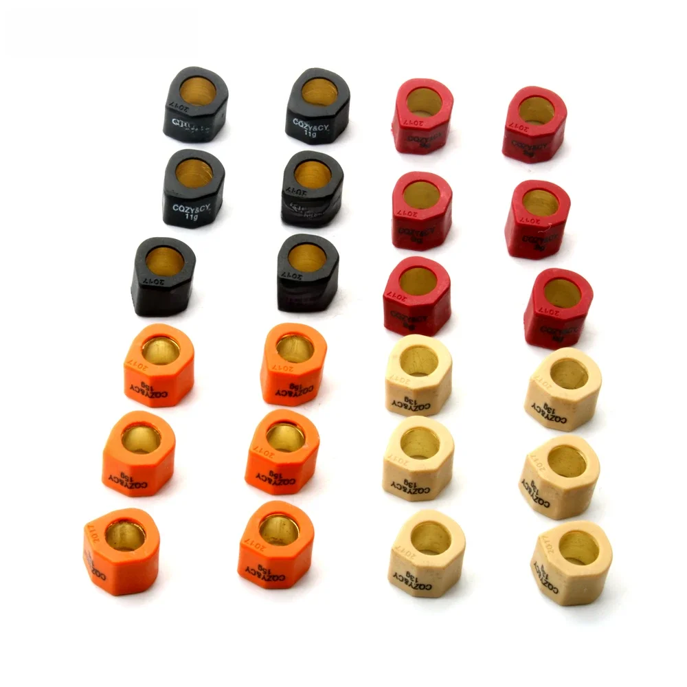 6PC zestaw rolek wyścigowych waga 20x17mm 9g 11g 13g 15g dla Gilera Runner FX Fxr 180 1997-2002 skuter — zdjęcie 2