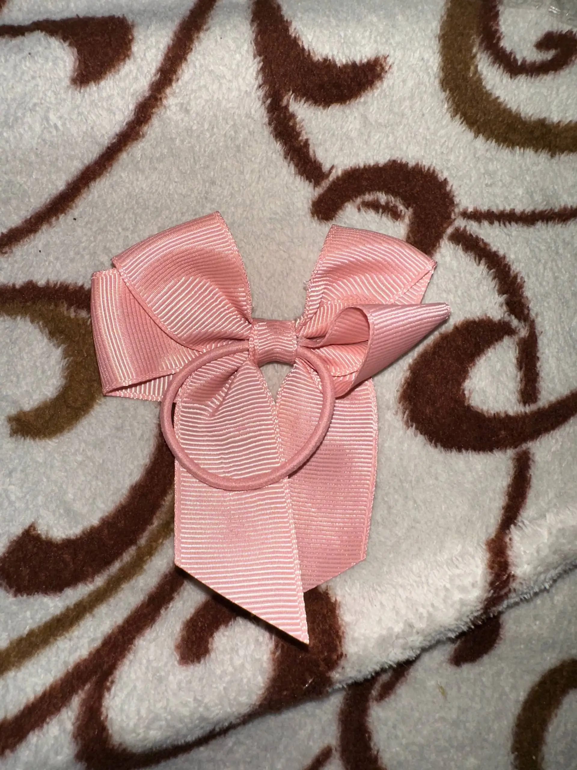 3.15inches Solid Color Hair Ribbon Hair Band for Girls Toddler Cheer Up Bows Head Rope Kids Headwear Ponytail Hair Accessories photo review