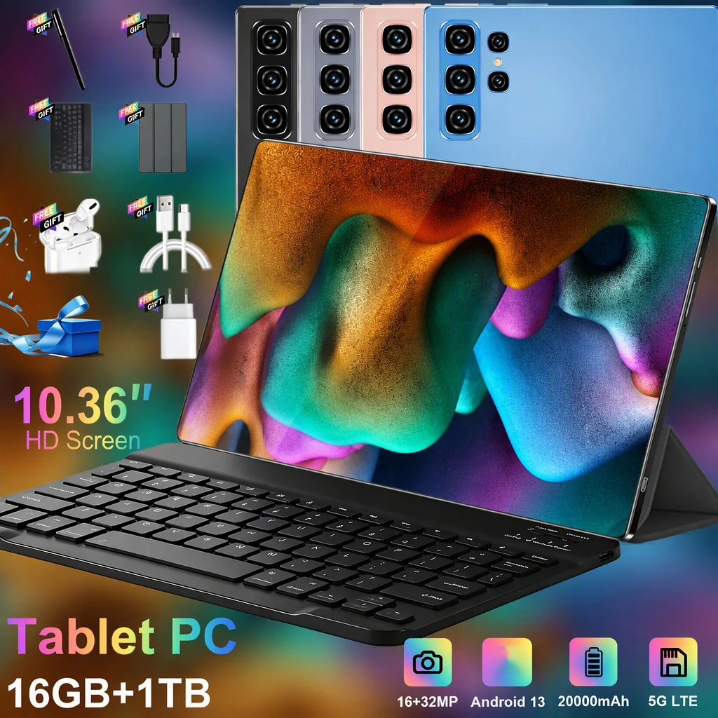 Nueva tablet Android global de lanzamiento en 2026, pantalla de 10,36 pulgadas, chip de 14 núcleos, batería de larga duración de 20000 mAh