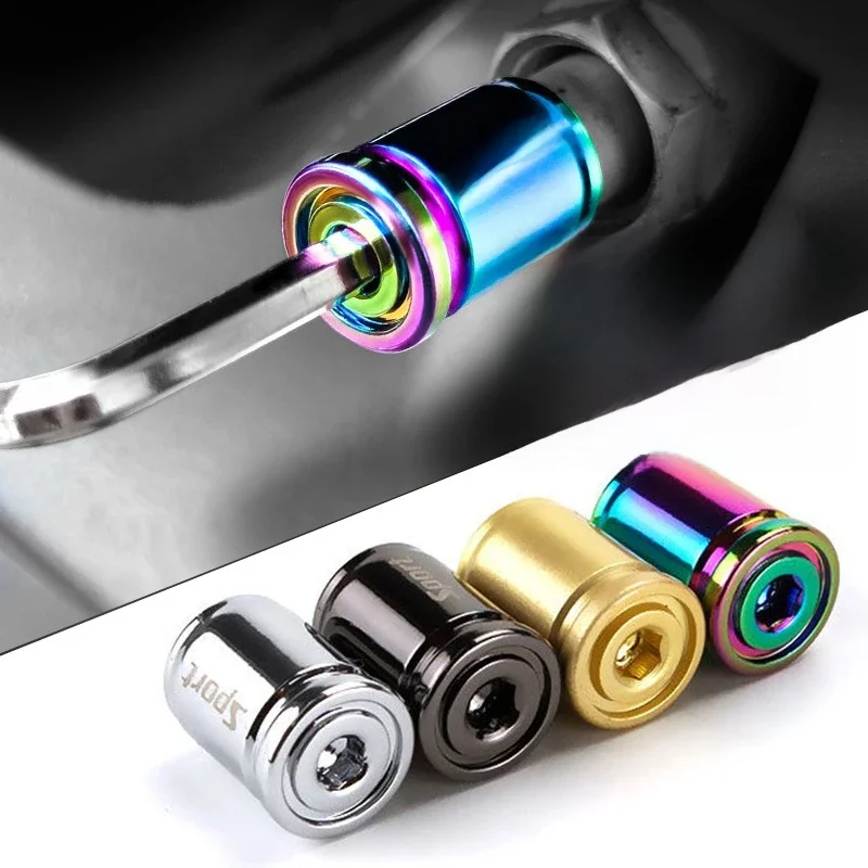AliExpress NONE Zinc Alloy Anti-theft Sport Car Tire Valve Caps Wheel Tires Tire Stem Air Cap for Car Trucks Motorcycle Bicycle