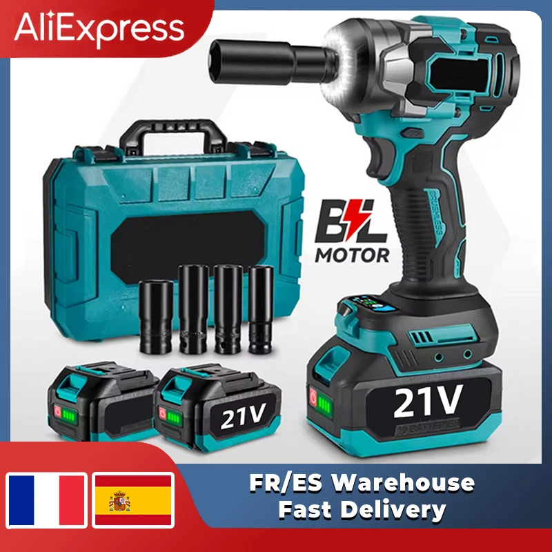 Makita – clé à chocs électrique sans balais 1200N.M, 5 vitesses, tournevis sans fil de 1/2 pouces, outil électrique de réparation de voiture pour batterie 18V