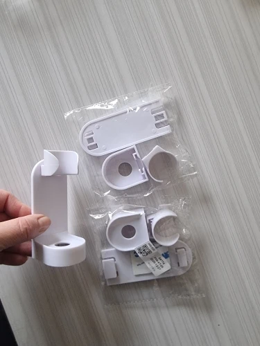 Wall-Mounted Electric Toothbrush Holder Plastic Tooth Brush Rack Razor Hook Storage Shelf Space Saving Home Bathroom Accessories photo review