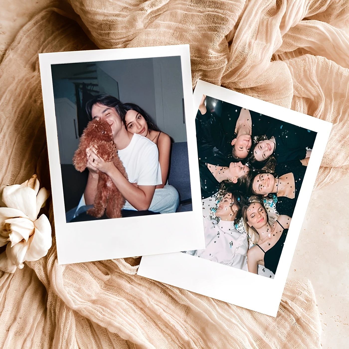 Personalized Custom Photo Prints Upload Your Images Wall Office Decor Gift Wedding Valentine New Year Party Frameless Paper