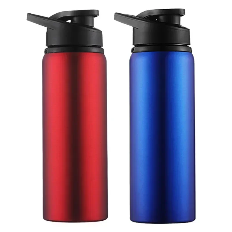 AliExpress NONE 2Pcs Portable Stainless Steel Bicycle Water Bottle Straight Drinking Outdoors Sports Travel Kettle Metal Water Bottle