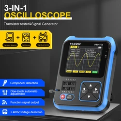 DSO-TC3 Handheld Digital Oscilloscope Transistor Tester 3 In 1 Multi-function Digital Meter with test 2.4 Display Transistor Tester