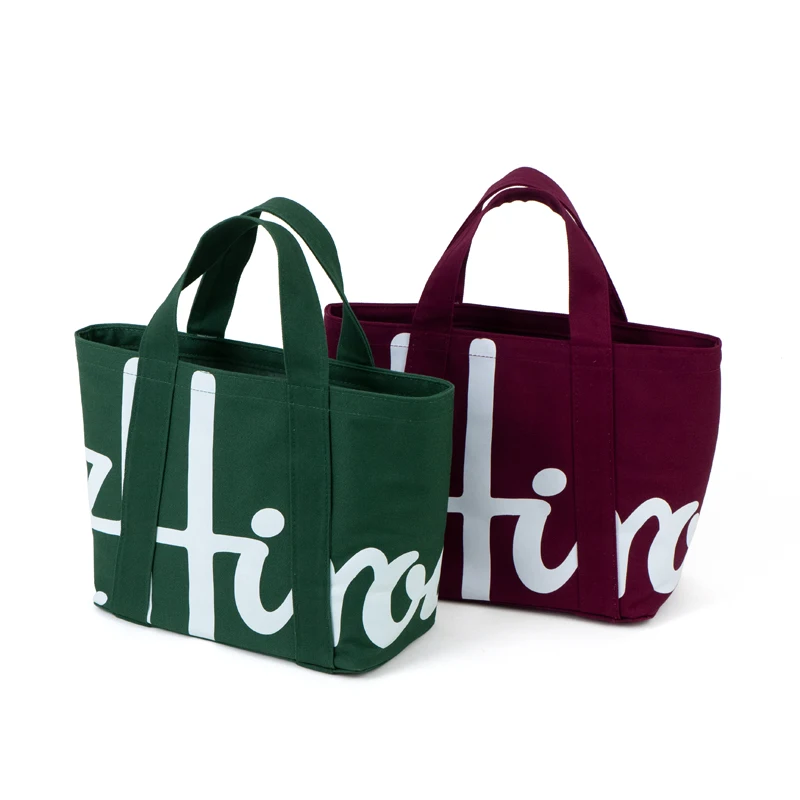 

Hinano Tahiti Beer Canvas Tote Bag Hawaii Surf Beach Bag Green Burgundy Large Capacity Women's Shoulder Bag