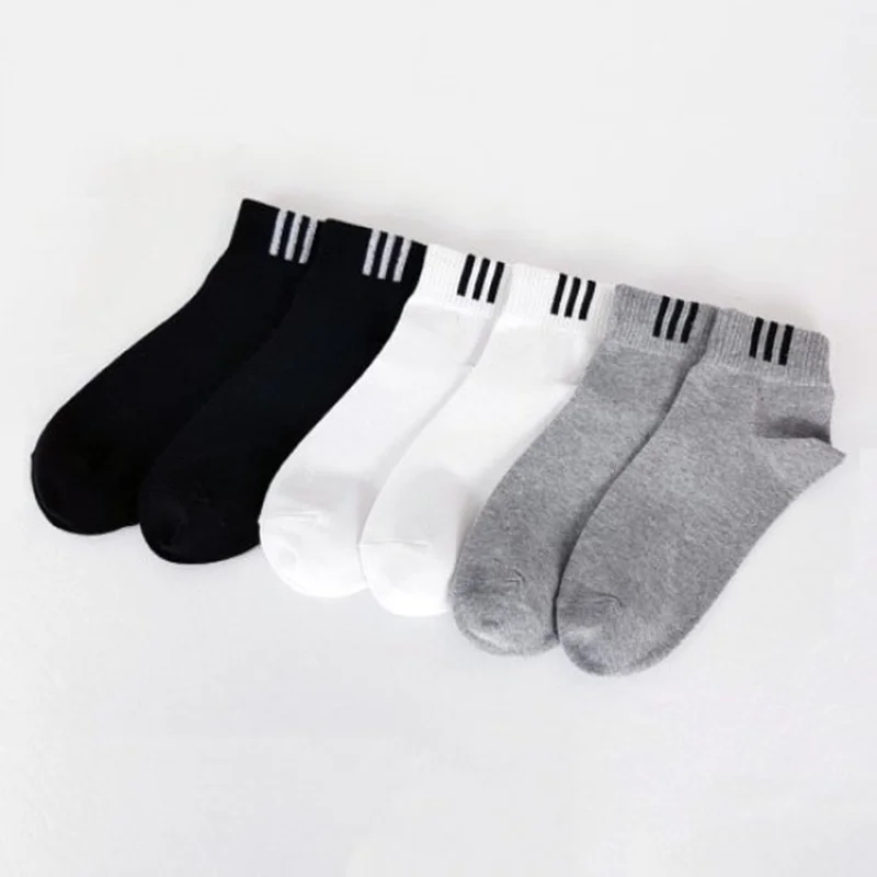 ● [Korean production] ankle three-line point casual socks mid-neck socks single-neck socks for four-season socks summer socks daily socks overshoes