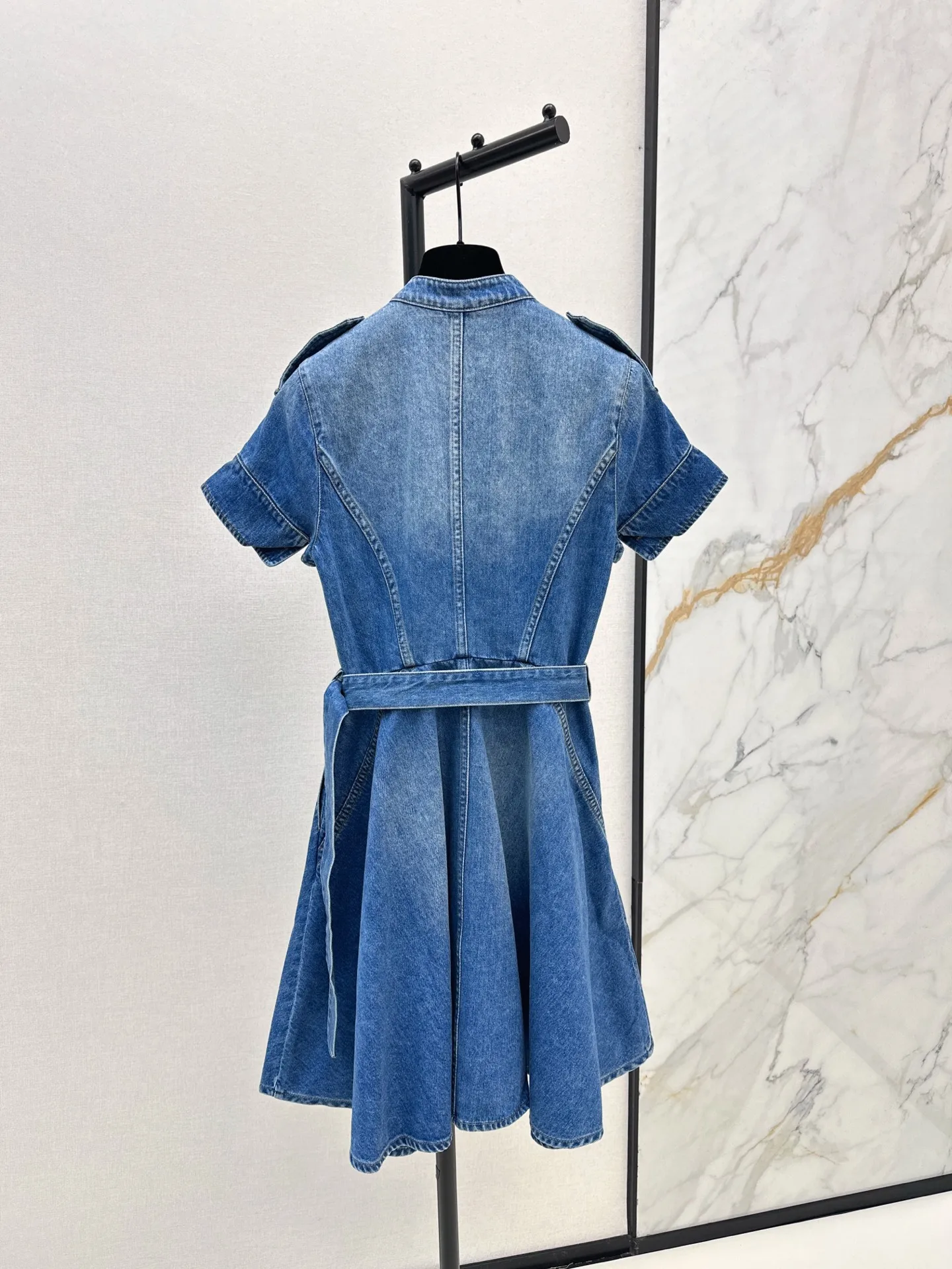 

202, весна-лето, женская утягивающая джинсовая юбка с высокой талией, эластичная мини-юбка трапециевидной формы, повседневная юбка-карандаш, офисный наряд, корейский