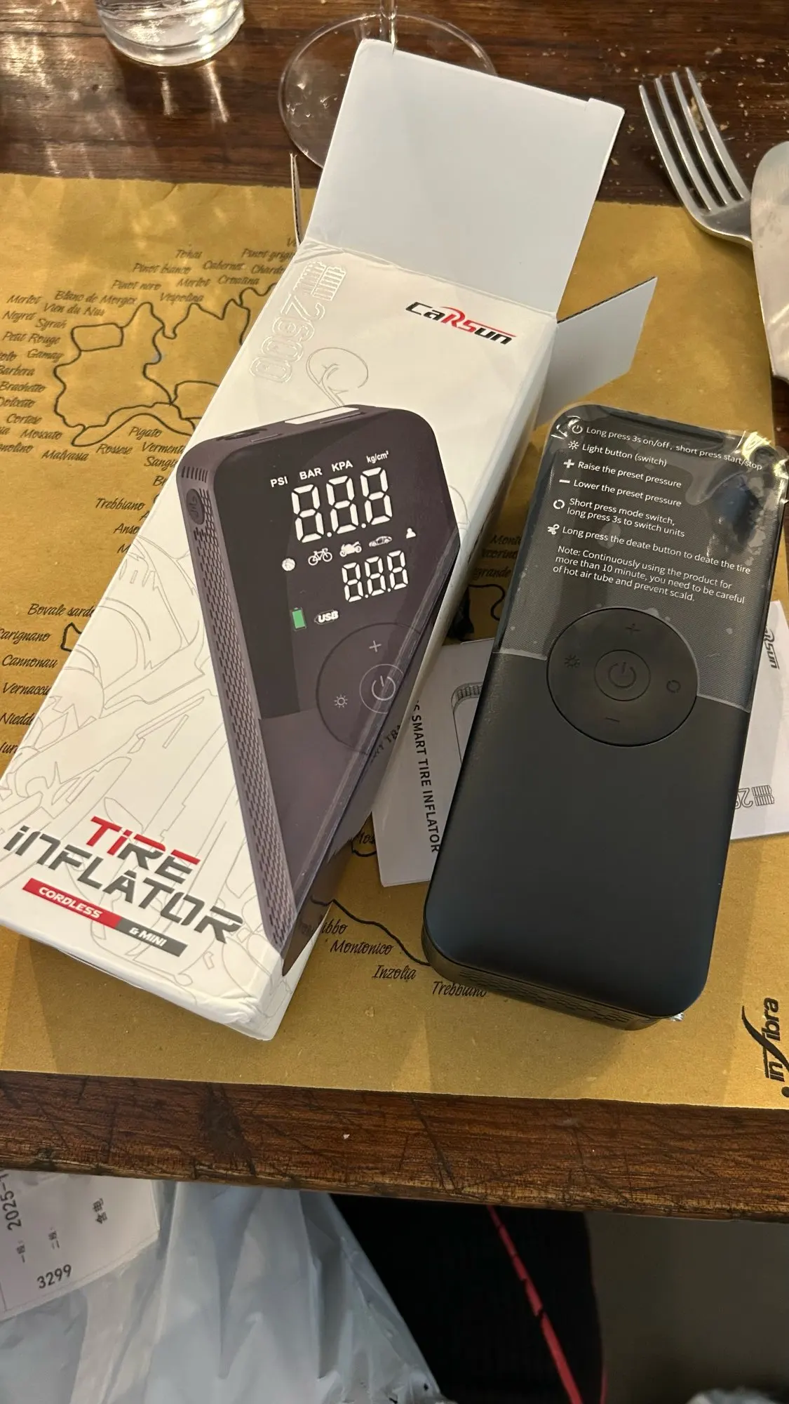 VanVolt AirGo™ Cordless Digital Tyre Inflator - Portable 150 PSI Air Pump photo review