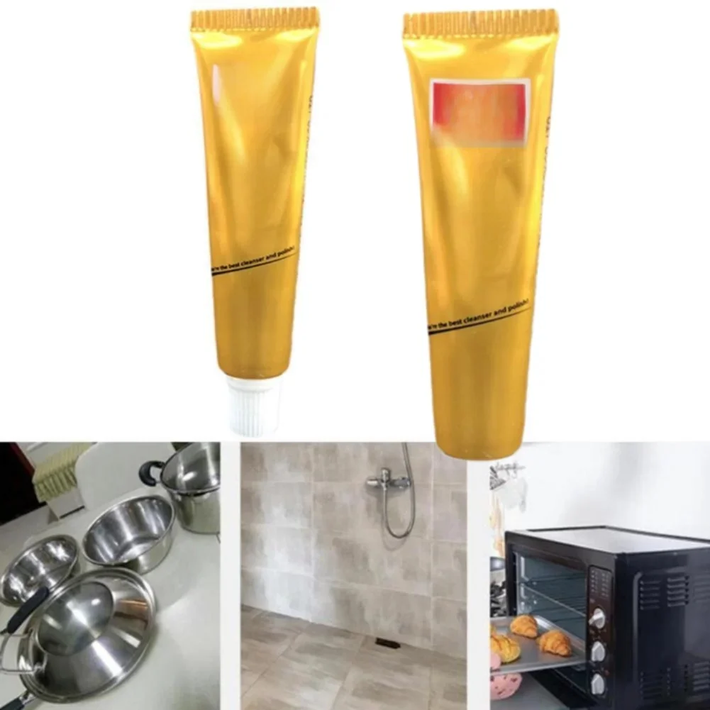 Crème de polissage pour métaux, pâte de nettoyage pour métaux, acier inoxydable, aluminium, laiton, cuivre, or, outils d'agent domestique, 5/10/15g