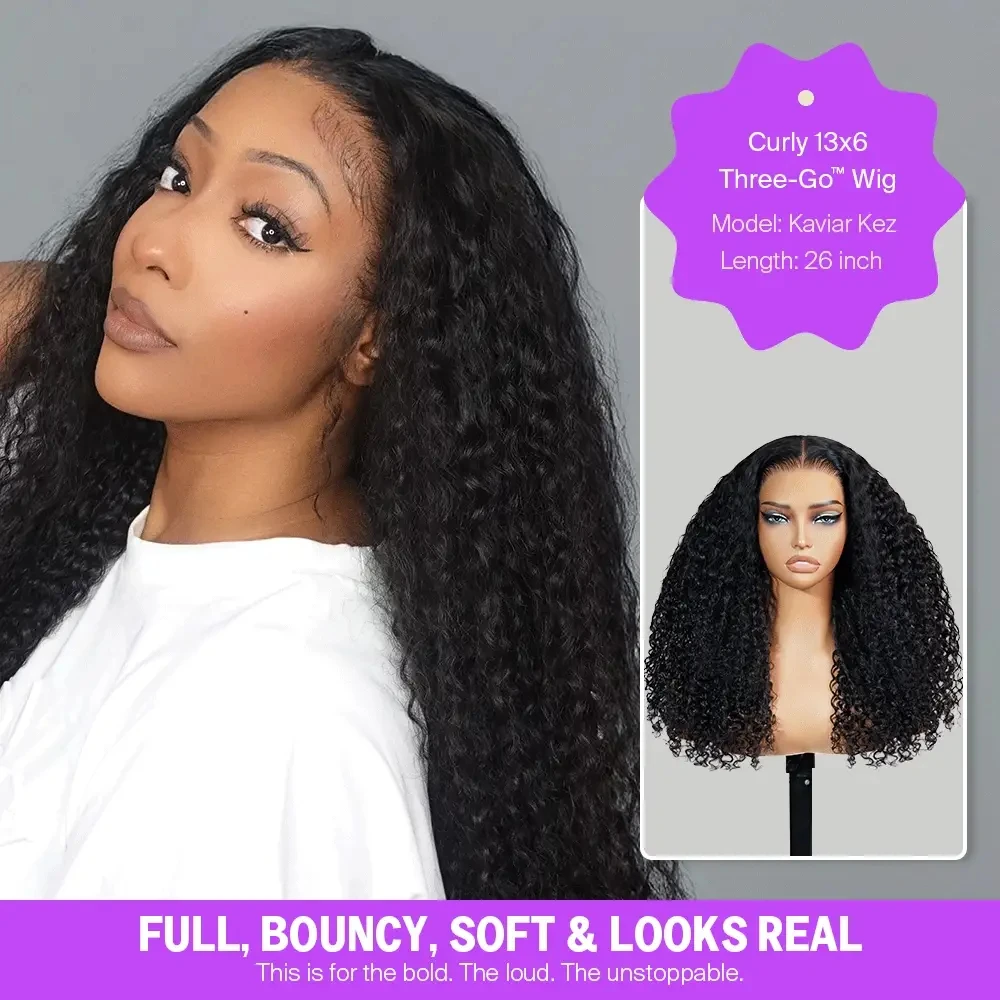 

Megalook 13x6 Glueless Lace Frontal Curly Wig 3D Pre-Everything Ear To Ear HD Lace Skin Melted Human Hair Wigs With Drawstring