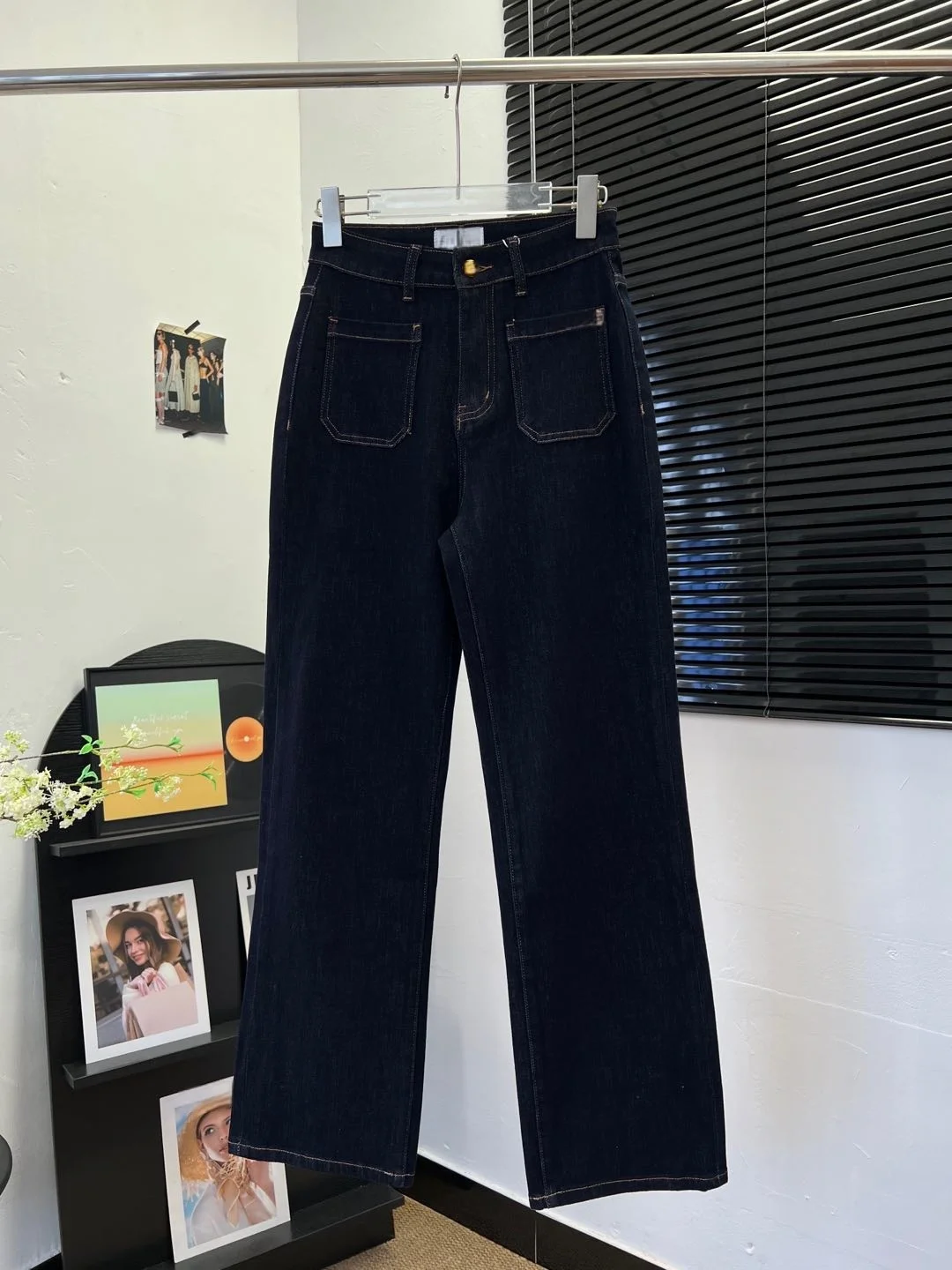 

2025 Women's High Waisted Jeans Tummy Control Straight Leg Denim Pants Lengthening Effect Casual Comfort Fit