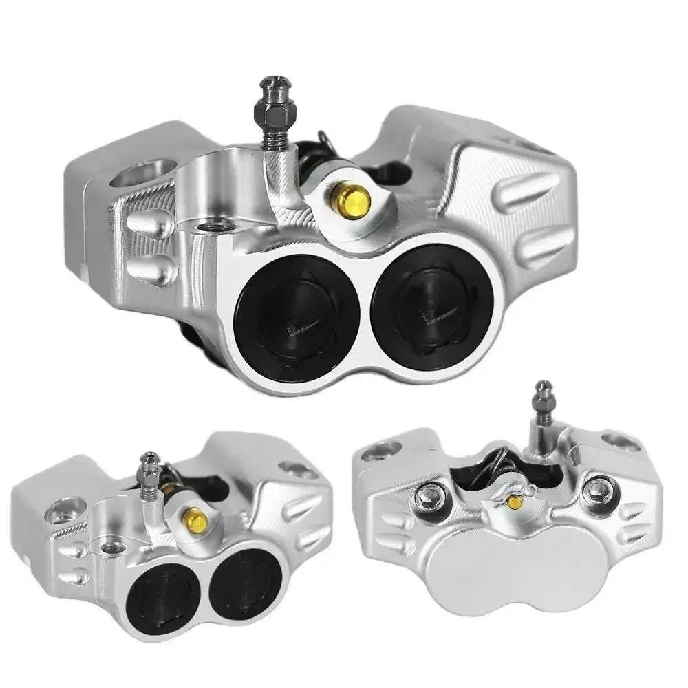 AliExpress New Disc Brake Caliper Moto Front 4 Piston Radial Mounting 84mm For Yamaha Kawasaki Scooter Rsz Jog Force Dirt Bike GROM