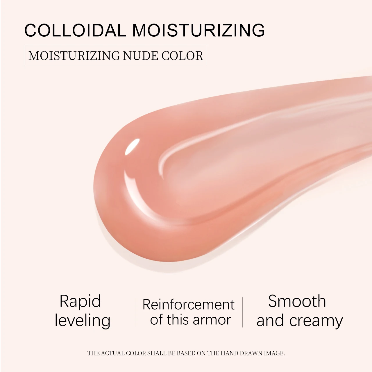 CVian EU Standard 3-Free Barely-There Builder & Extension Gel - 4-in-1 Nude Builder UV/LED Gel, Fast-Curing