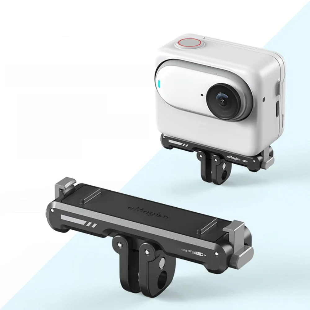 AliExpress JUNESTAR Suitable for Insta360 GO3/GO3S magnetic suction quick detachable cycling base bracket accessory adapter expansion