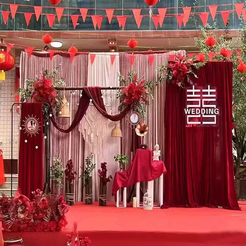 

Индивидуальный толстый лакированный занавес-фон для свадеб, сцены, фотозоны, домашних вечеринок, декораций для церкви