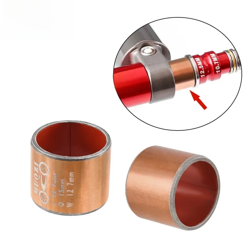 AliExpress MUQZI MTB Rear Shock Bushing Bike Rear Suspension Shock Absorber Bushing ID 12.7mm 12mm OD 15mm 14mm Adapter