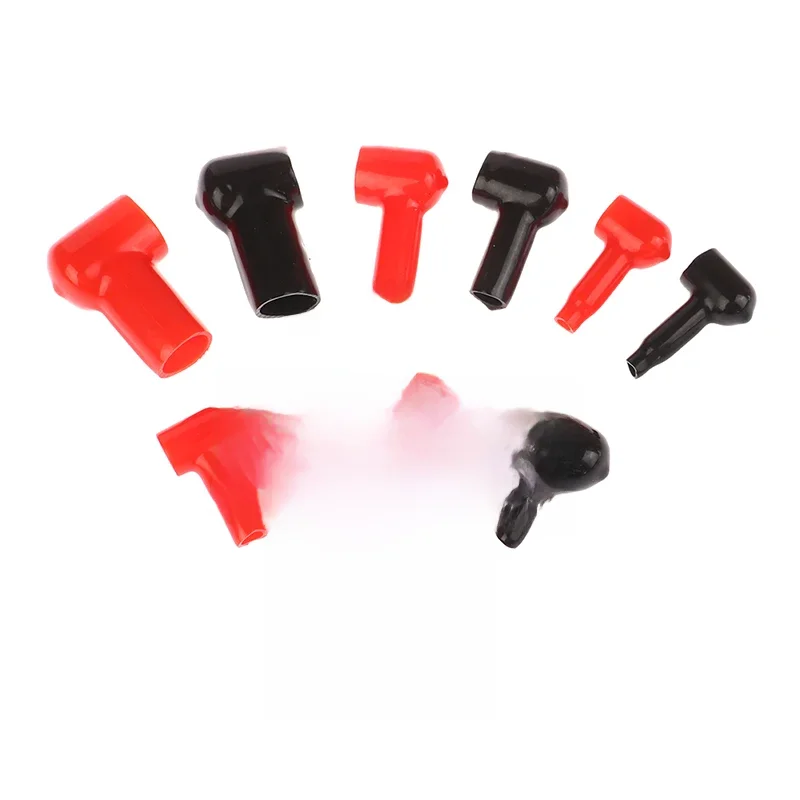 Couvercles de bottes de bornes de batterie, 2 pièces, protecteur isolant, capuchons de cosse de câble, couvercles isolants, outils de remplacement rouge/noir