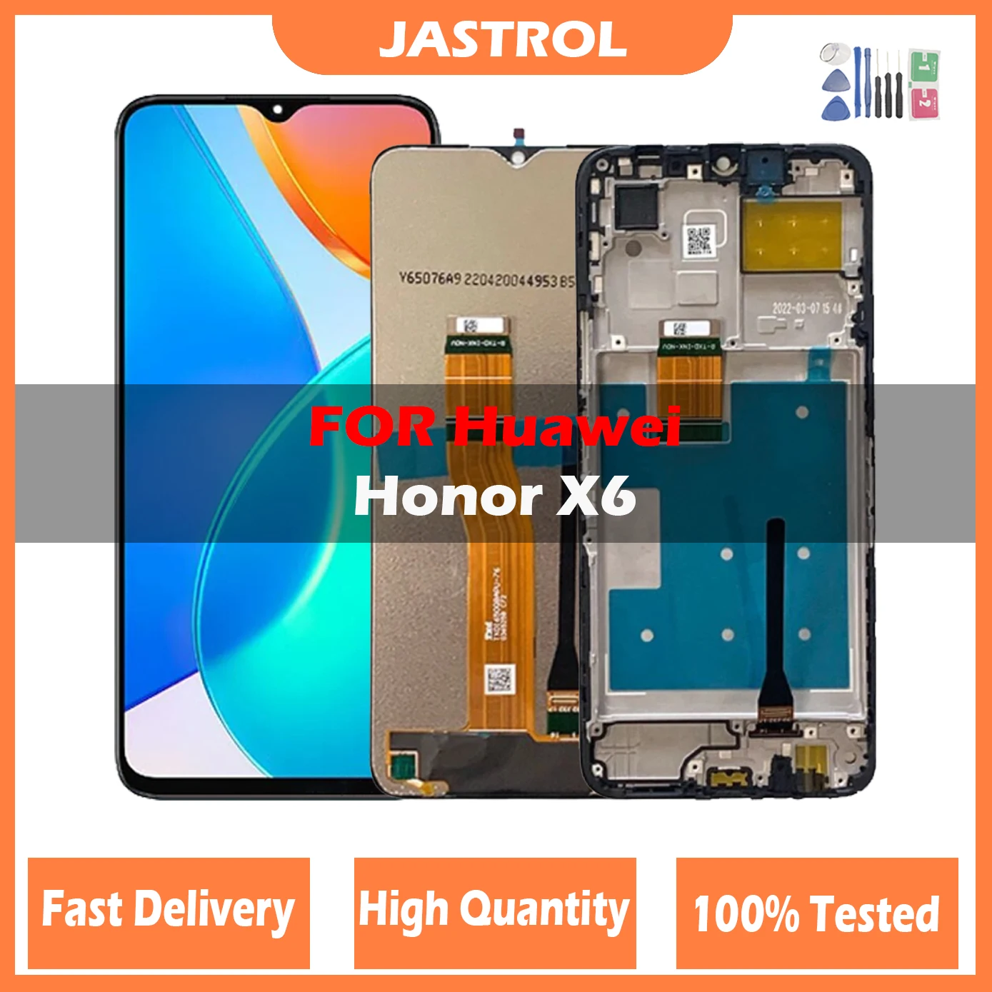 Original For Huawei Honor X6 LCD Display Touch Screen Digitizer Assembly For Honorx6 VNE-LX1 VNE-LX2 VNE-LX3 LCD With Frame