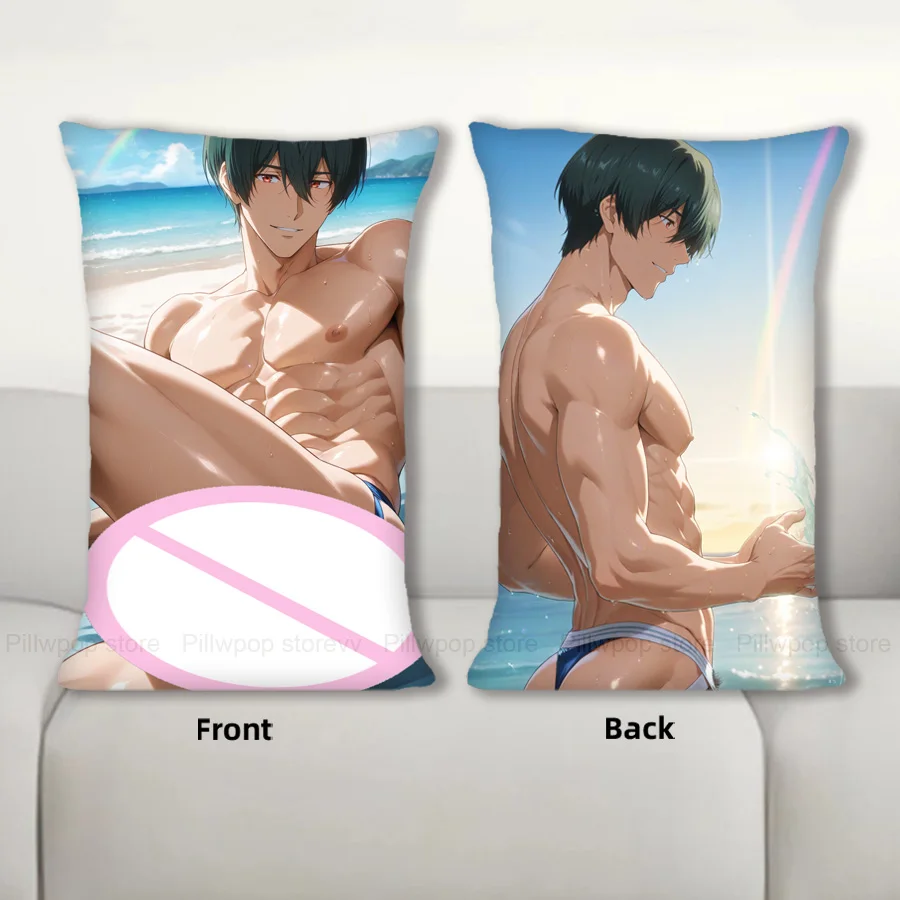 

Dakimakura Anime Ikuya Kirishima Body Pillow Cover Sofa Cushion Double-side Print Throw Pillow Case 40X60cm