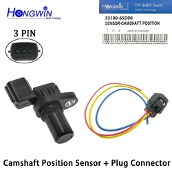 Camshaft Position Sensor & Plug 33100-65D00 For Chevrolet Tracker Suzuki Vitara 2.0 2.5 99-04 3322050G00 3310065D00 J5T23182M1