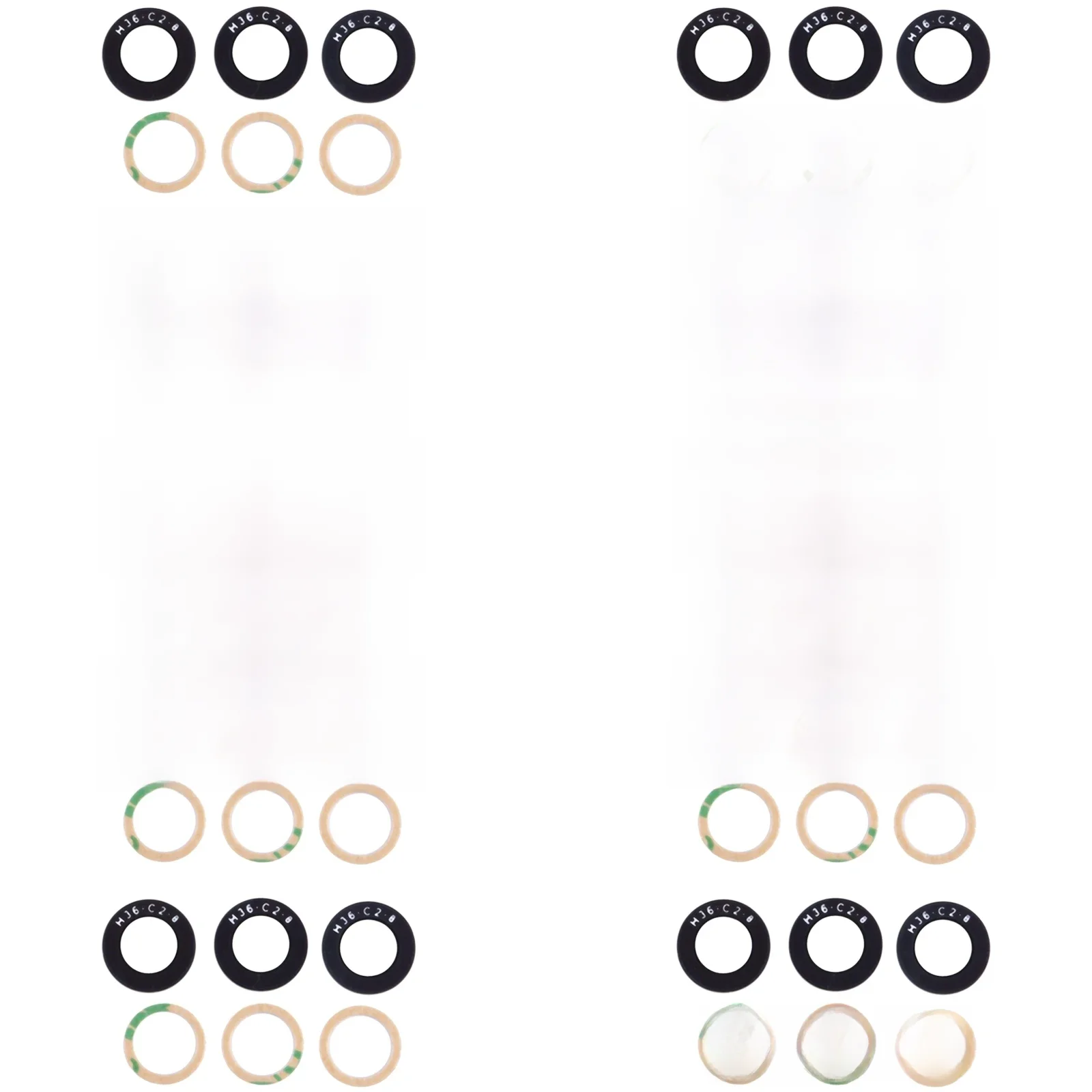 10set Back Camera Lens for Samsung Galaxy A14 SM-A145F Phone Repair Spare Part