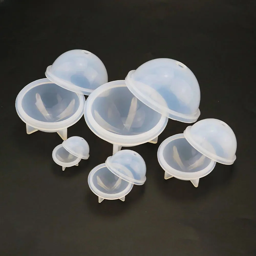 Silikonowa Forma do Rękodzieła z Żywicy Epoksydowej, Ręcznie Robiona, 3D Planeta, Forma do Tworzenia Kul, Narzędzie do Wyrobu Form, Forma do Żywicy UV, Żywica Epoksydowa, Suszone Kwiaty, Prezent z Żywicy — zdjęcie 2