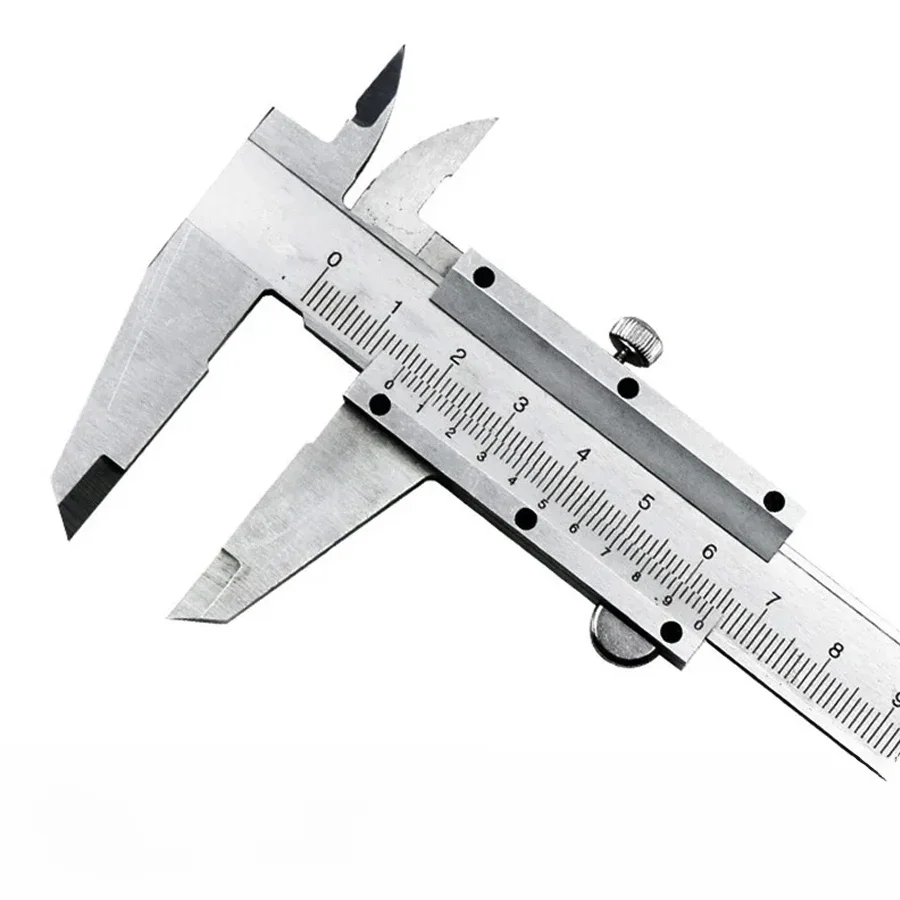 Pieds à coulisse 0-150MM, jauge en acier, micromètre, Instruments de mesure, outils de charpentier, pachymètre professionnel, règle de profondeur