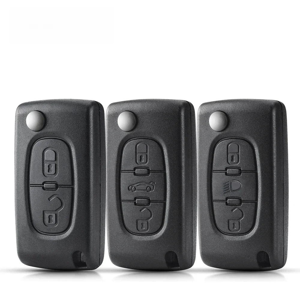 CHEYYOU-Shell chave remoto do carro, sócio, Peugeot 206, 408, 1, 2, 3, 4, 5, 6, 807, Citroen C1, 2,