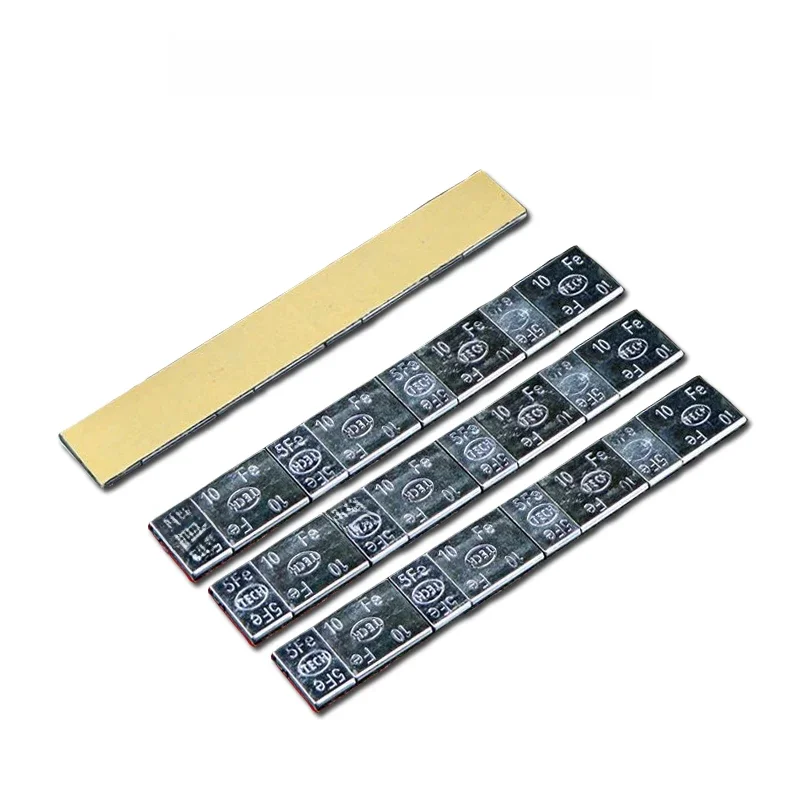 80/200 pièces poids d'équilibre de roue pneu de voiture adhésif roue en fer pneu équilibreur bloc poids pour voitures camion moto raccord de pneu