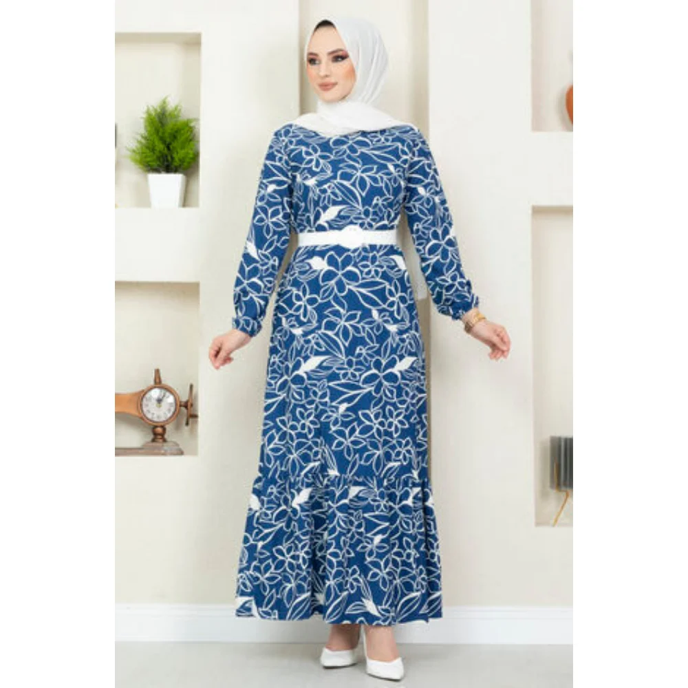 Abaya Ramadán hijab abayas para mujer vestido de mujer musulmán vestido de mujer bufanda de caftán islam para mujer musulmana Velo de mujer