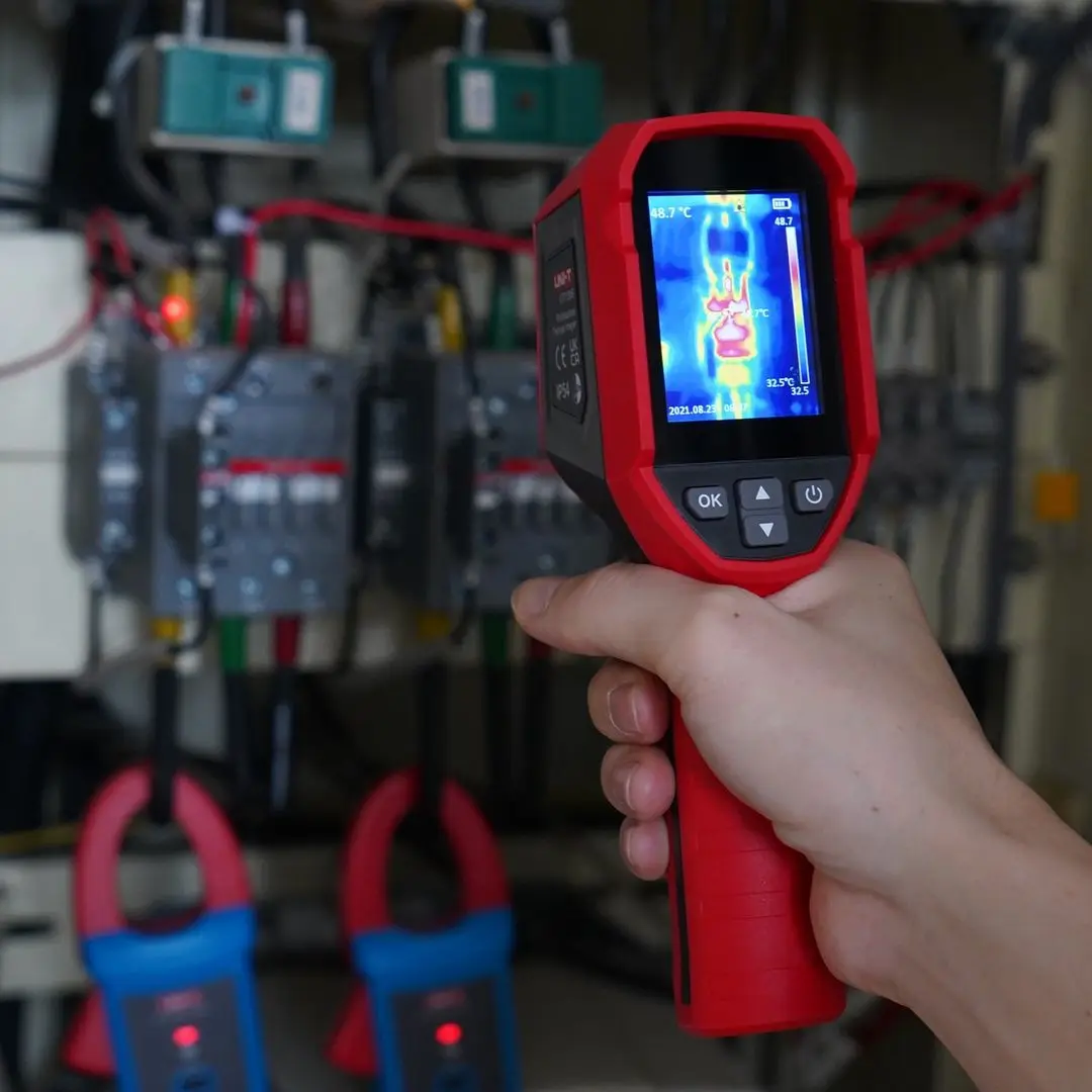UNI-T Thermal Camera UTi712S Cost-Effective IP54/2m Drop Proof, 8H Battery, Laser, Temp Comp, Multi-Lang, for HVAC/Auto/Electric