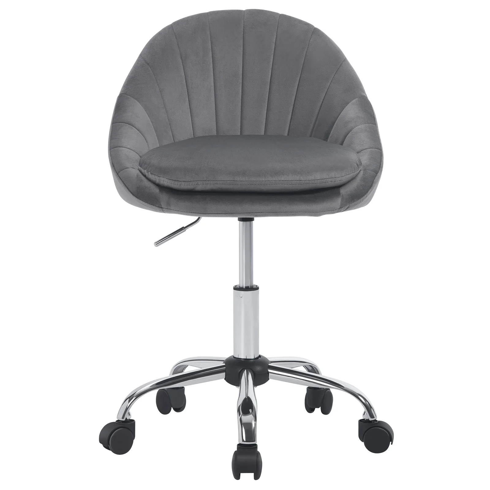 WOLTU Ergonomische make-up cosmetische stoel Draaibare bureaustoel met wielen Bureaustoel voor thuis schrijven, studeerkamer