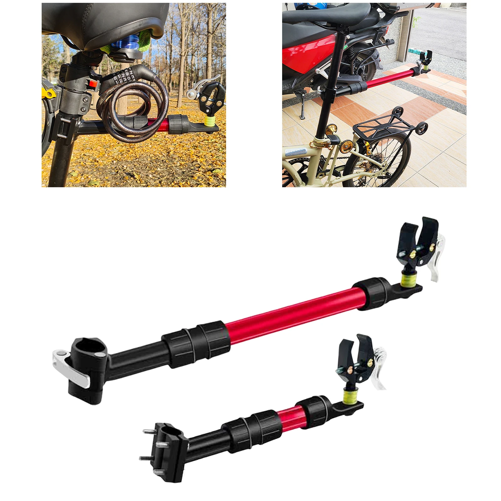 Bicycle Trailer Connect Rod Sturdy Bike Trailer Coupler Trailer Hitch Adapter Bicycle Cargo Trailer Attachment Replacement