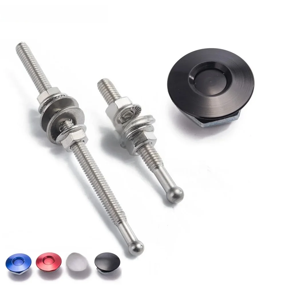 1,25 "uniwersalny styl Jdm przycisk zatrzaskowy kołki maski zestaw klipsów blokujących szybkie kołki samochodowe dla BMW ect EP-DP016M32/EP-DP017M32 — zdjęcie 2
