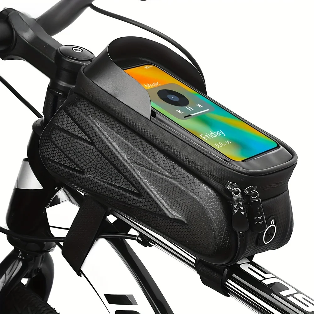 AliExpress ThinkRider Bike Bag 2L Frame Front Tube Cycling Bag Bicycle Waterproof Phone Case Holder 7 Inches