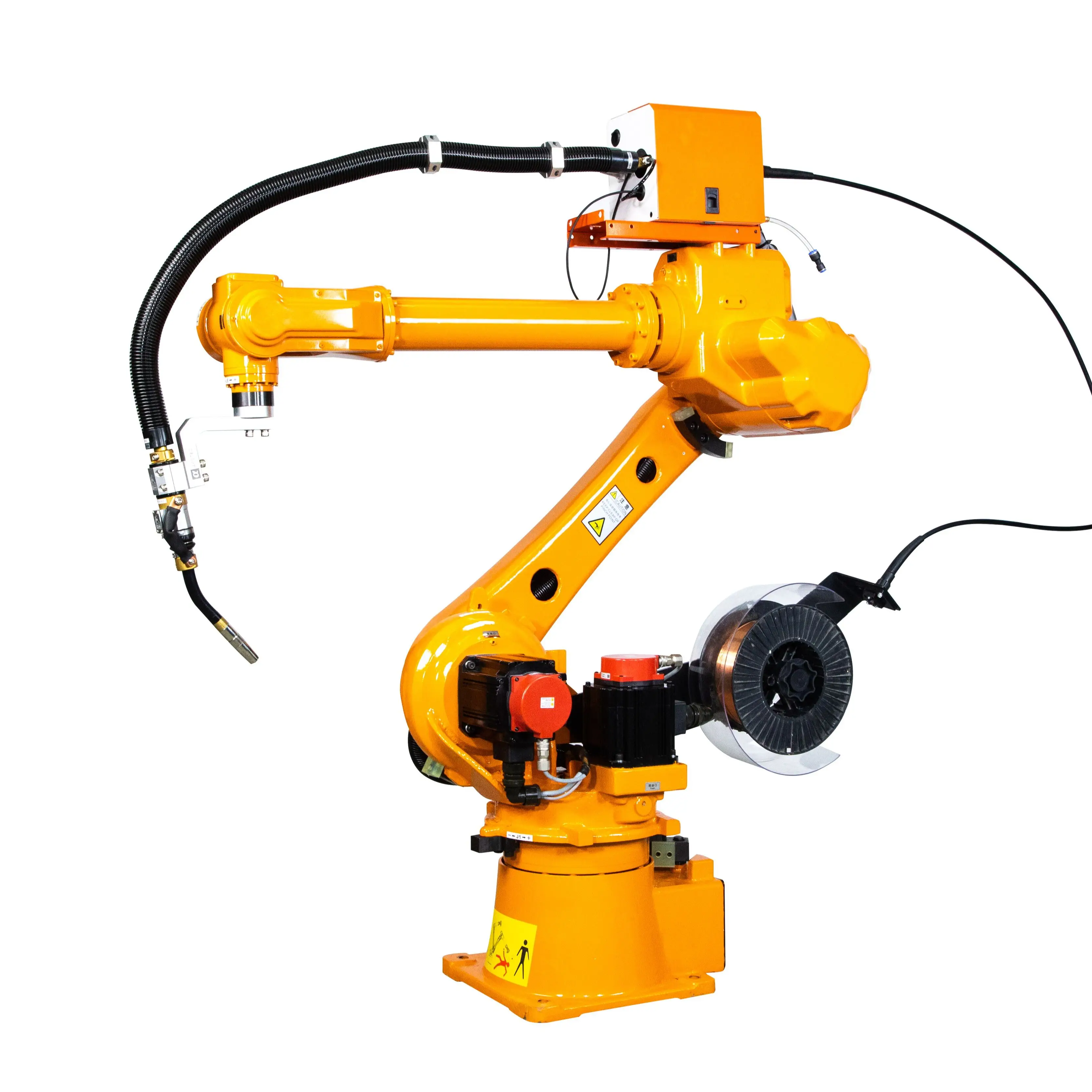 6 Axis Hot selling Artificial Intelligence carbon steel robotic welding arm cost for welding materials