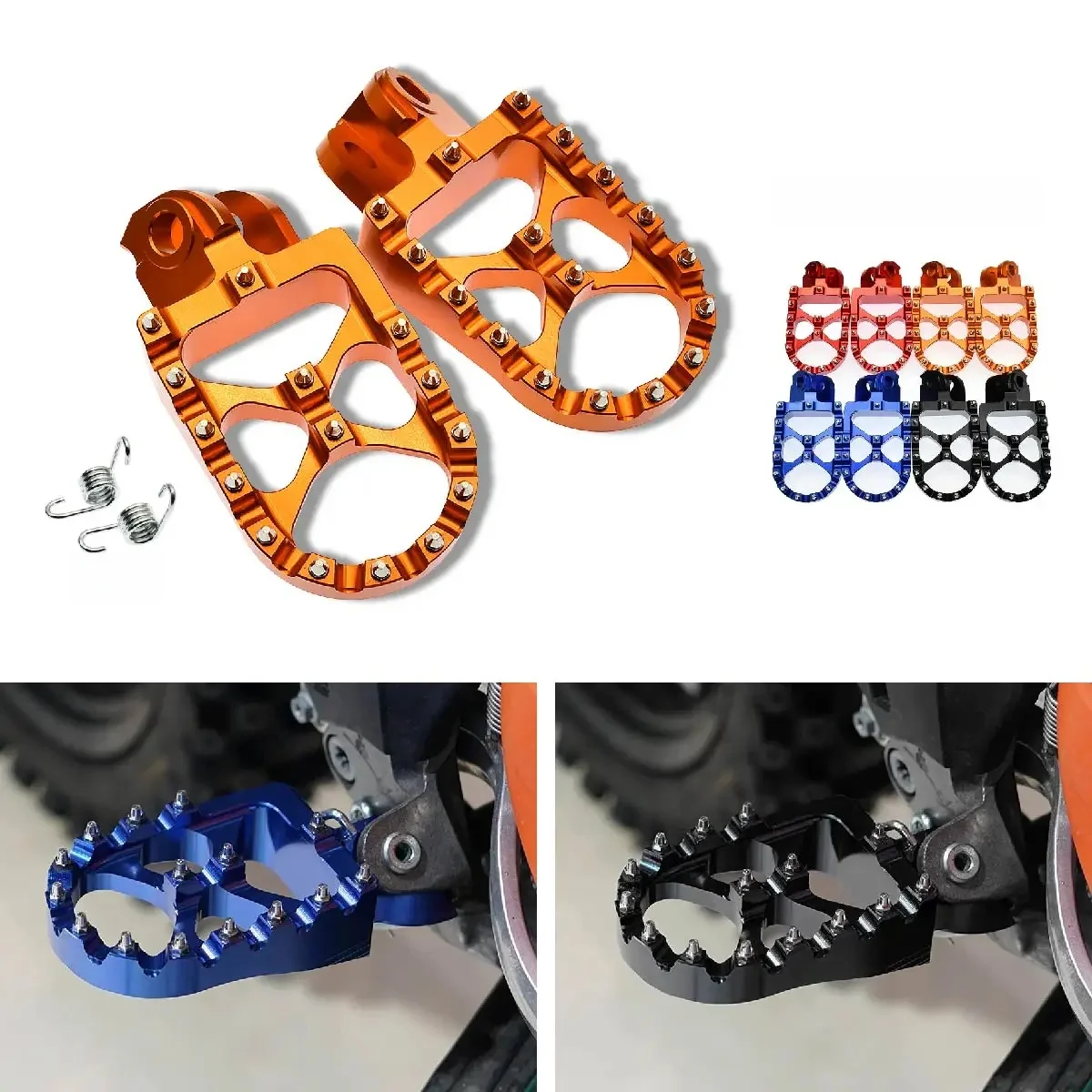 Pédales pour KTM 690 950 990 1050 1090 1190 1290 50 65 85 125 250 SX 50SX 125SX 250SX 85SX