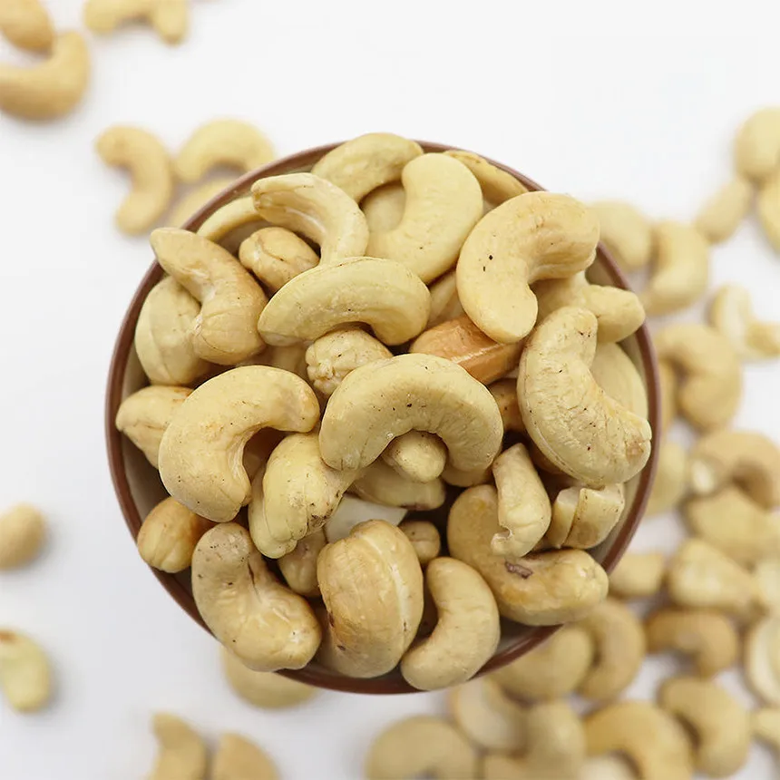 ○   قشرة الكاجو المحمصة 100 جرام - 1 كجم وجبات خفيفة من المكسرات سعة كبيرة خبز الكاجو المقلي لنسيم إبريق الشاي