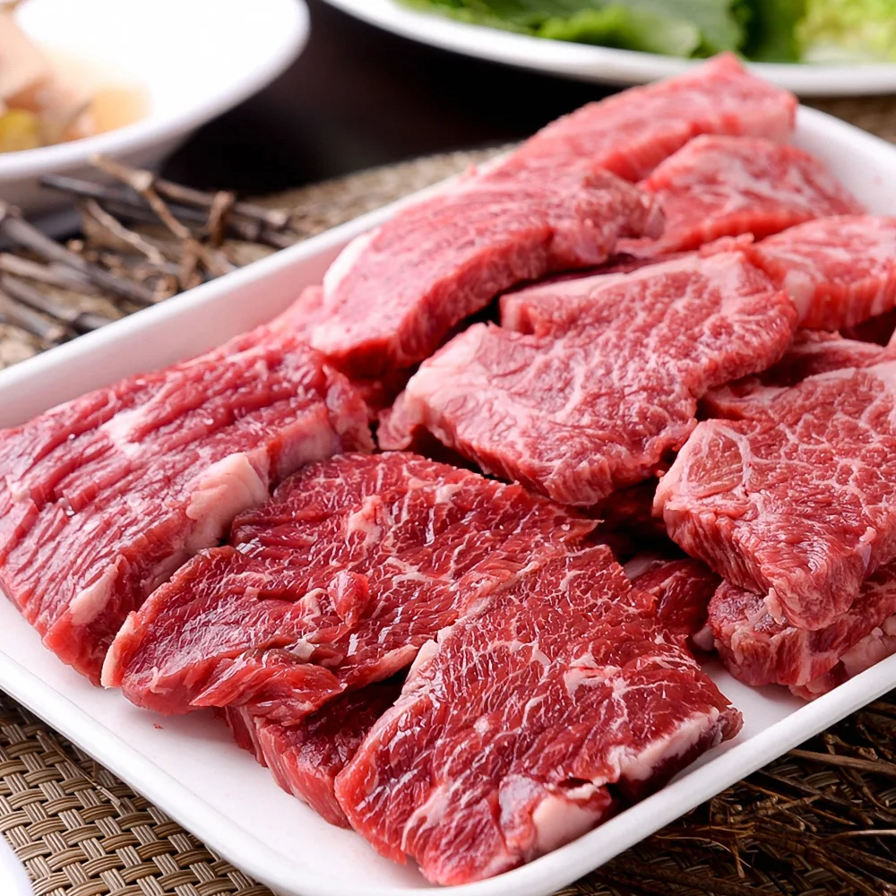 Cso Korean cow 1 grade flower fillets + special parts (Triangle/upjin) set/each 300g (total 600g)