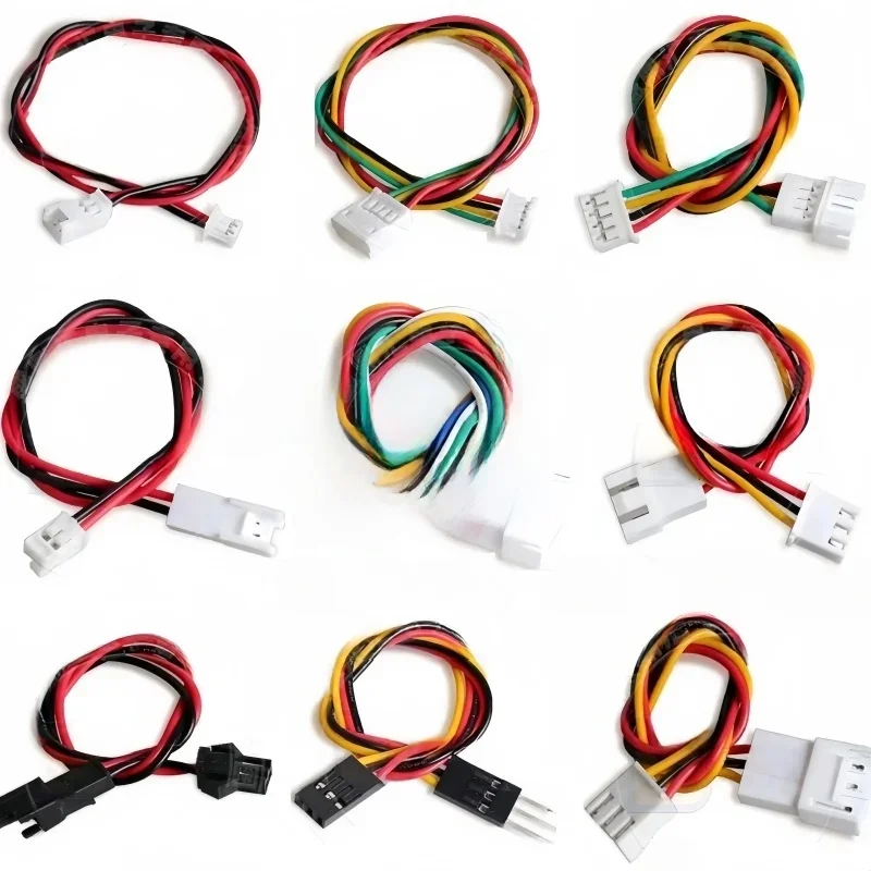 1.25/1.5/HY/PH2.0/XH/XHB/Dupont/SM2.54/2510/VH3.96 Kabel łączący 2-6P Gniazdo wtykowe Męskie żeńskie Złącze przewodu Przedłużacz — zdjęcie 2