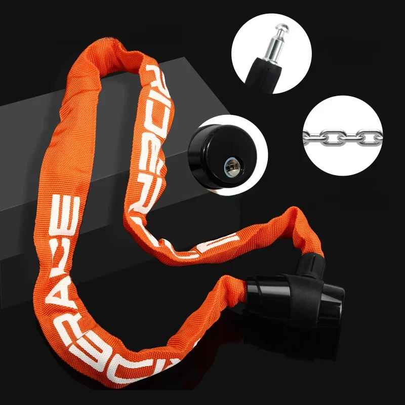 AliExpress riderace RIDERACE Bicycle Chain Lock Portable Anti-theft High Security MTB Mountain Bike Lock With 2 Keys For