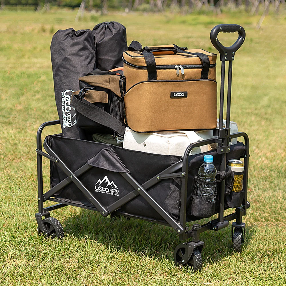 레토 캠핑 웨건: 아빠의 캠핑 필수템, 이제 허리 걱정 끝!