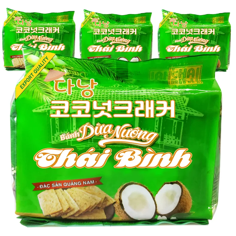 Thybin banduanon Danang Coconut Crackers 180g x 4 bundles